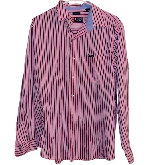 🌹CHAPS EASY CARE BUTTON SHIRT - Picture 1 of 3